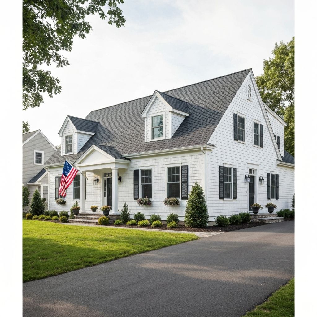 Cape Cod home with new roof